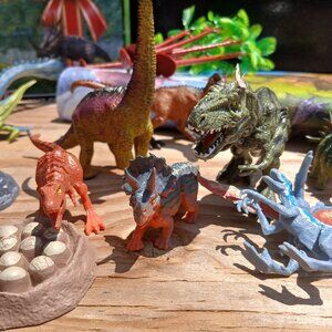 Dinosaur Play Set with Large Mat and Figurines